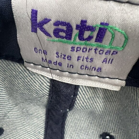 RFD-TV Rural Media Blue Demin Nashville Tenn Strapback Baseball Hat Cap VTG VGC - Picture 5 of 9